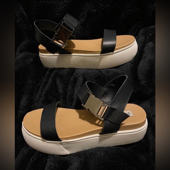 Steve Madden "Barlowe" platform sandals NWOT - Picture 4 of 6